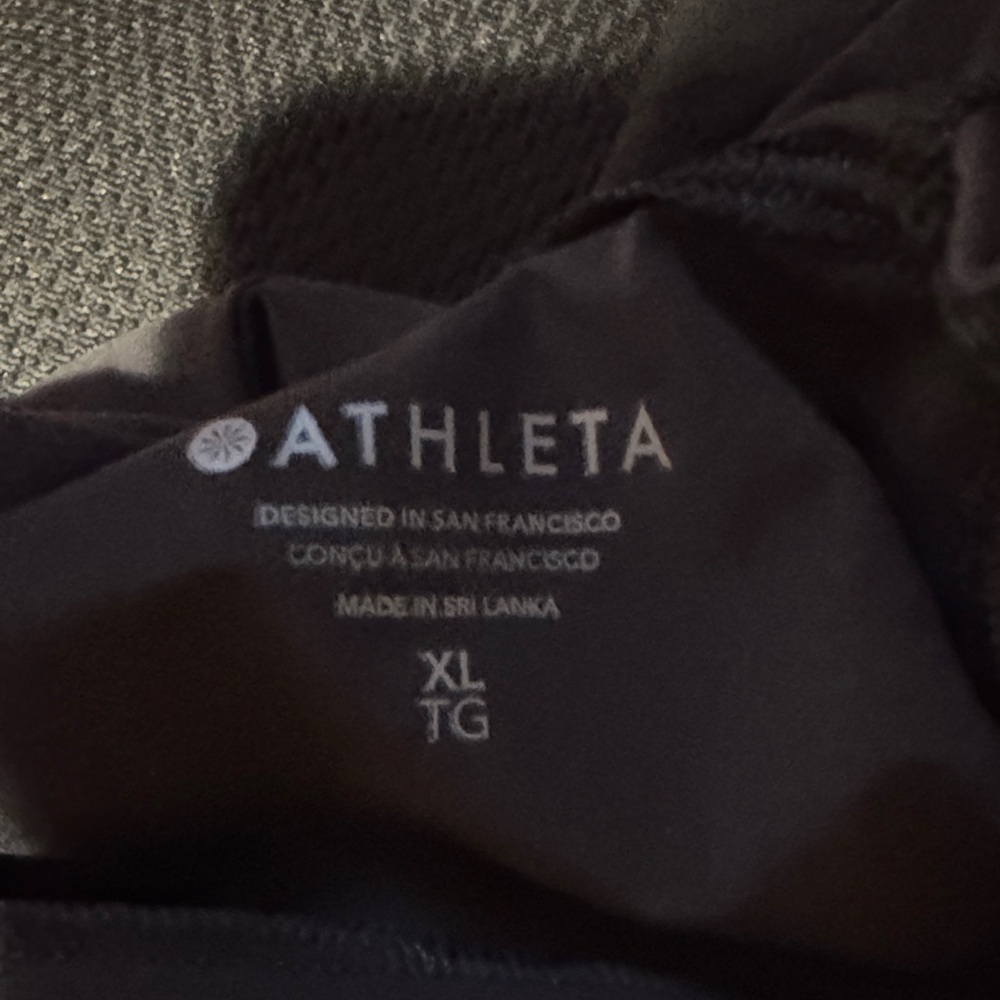 Athleta Black Long Sleeve Top - Picture 2 of 4